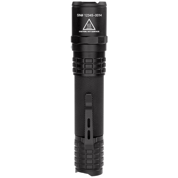 Nightstick USB Rechargeable Tactical Flashlight Vertical Back